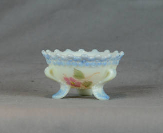 U.S. Glass Co. No. 15060 Vermont (AKA: Honeycomb with Flower Rim, Inverted Thumbprint with Daisy Band, Jeweled Vermont, States series, Vermont Honeycomb)