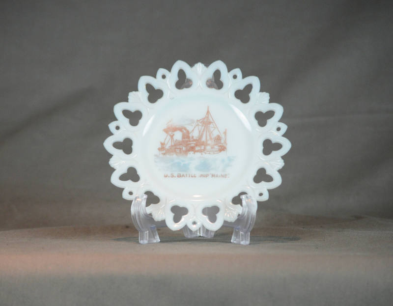 Battleship Maine Plate