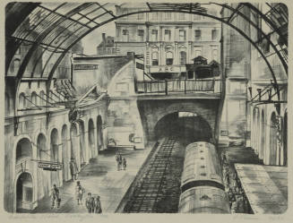 Metropolitan Station, Paddingtin, 1942