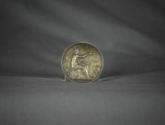 Bronze prize medal from the Glasgow Industrial Exhibition in 1887