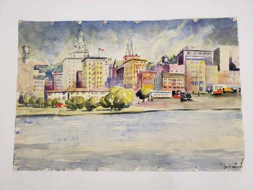 Untitled (Des Moines Riverfront), August 13, 1935