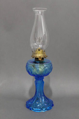 U.S Glass Co. No. 9876 (15076) Georgia (AKA  Peacock Eye; Peacock Feather)