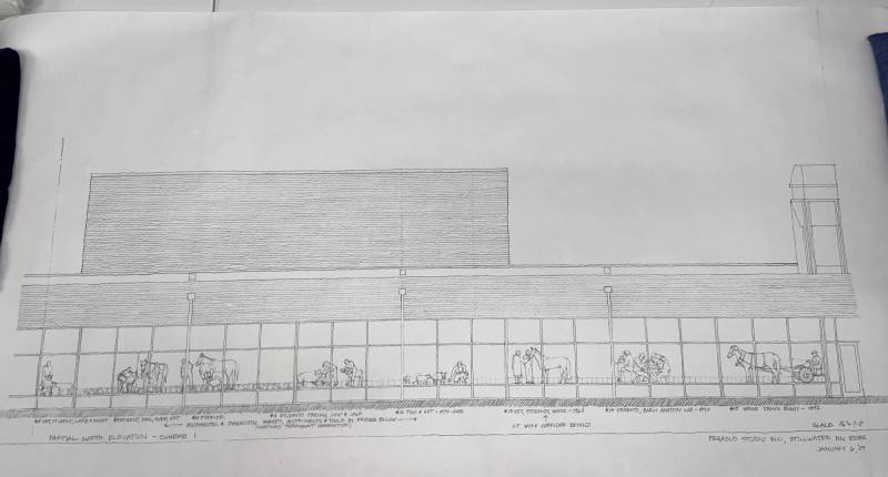Partial North Elevation - Scheme 1