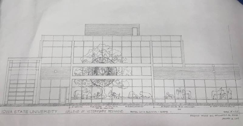 Partial North Elevation - Scheme 1
