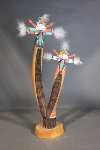 Two Figure Butterfly Maiden Kachinas
