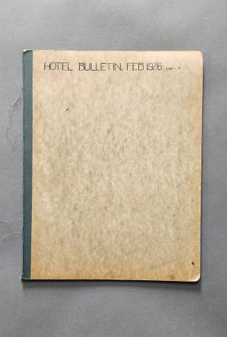 Hotel Bulletin. Feb. 1926.