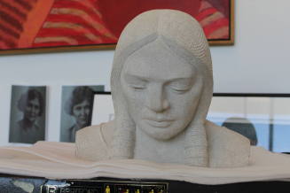 Sculptural model for Spring Maiden's head