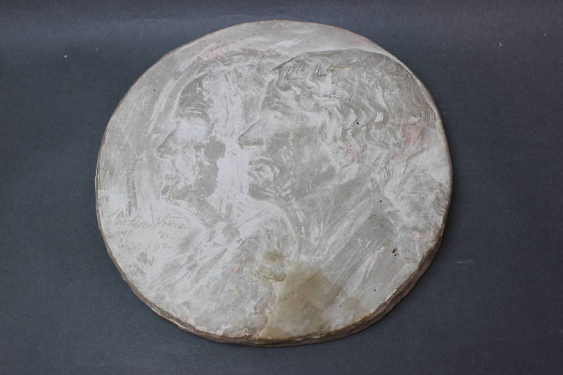 George and Myrtle Bricker relief portrait