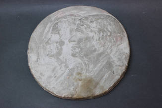 George and Myrtle Bricker relief portrait