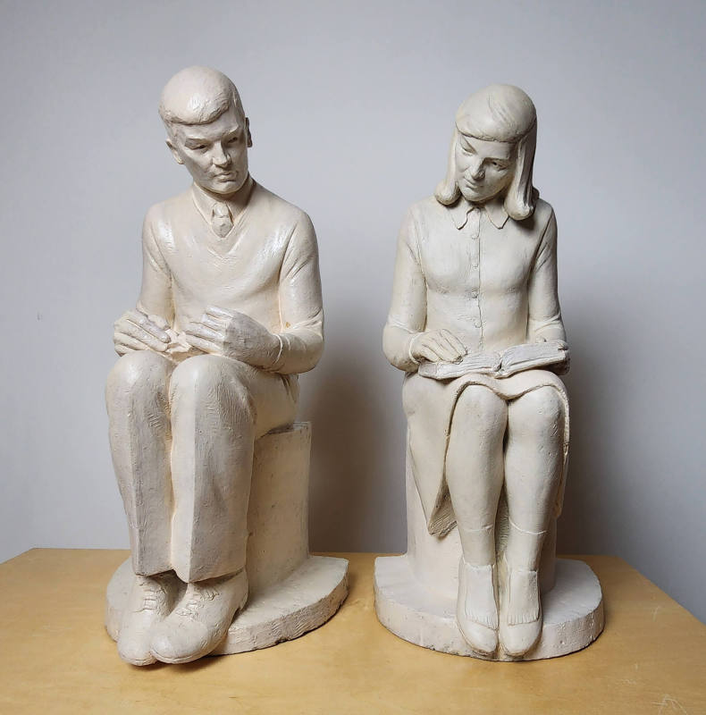 Library Boy and Girl: Models