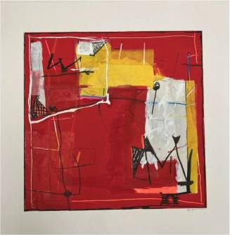 Monotype with Collage