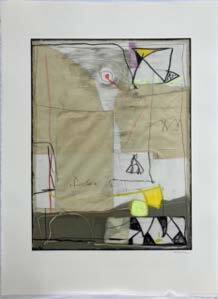 Monotype with Collage No. 10