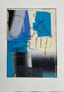 Monotype with Collage No. 13