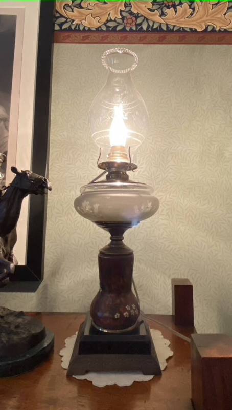 Kerosene Lamp and Chimney