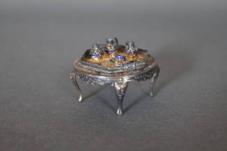 Toy table and tea set