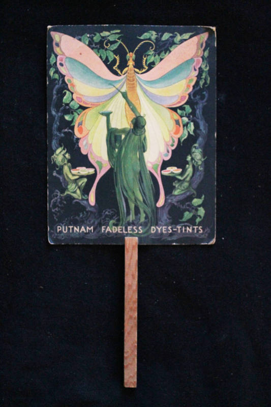 Paper fan, Advertising