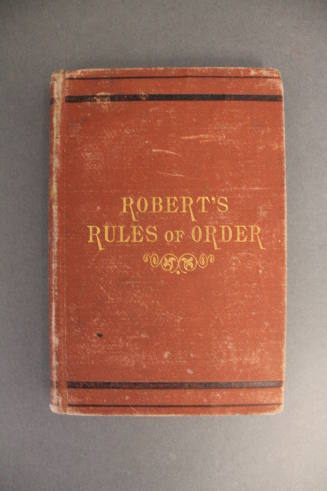 Rules of Order, First Edition