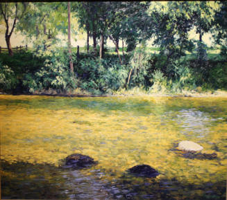 Golden Water and Three Rocks