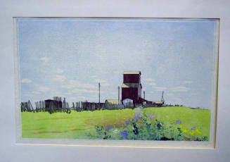 Grain Elevator At La Salle, Man