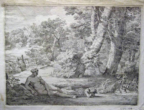 River Landscape with Venus and Cupid