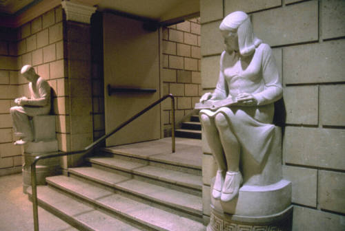 Library Boy and Girl