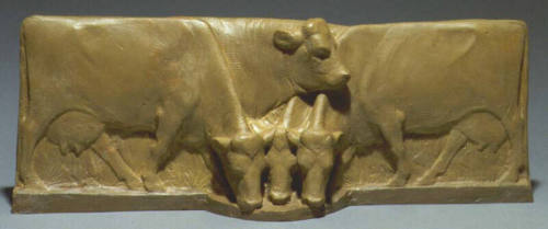 Model for the Cattle Foundation:  The History of Dairying (Study of Cows)