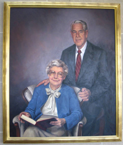 William Robert Parks (President, 1965-1986) and Ellen Sorge Parks