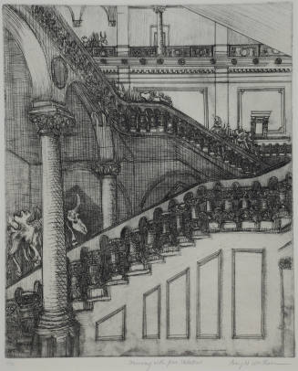 Grand Stairway with Four Skeletons