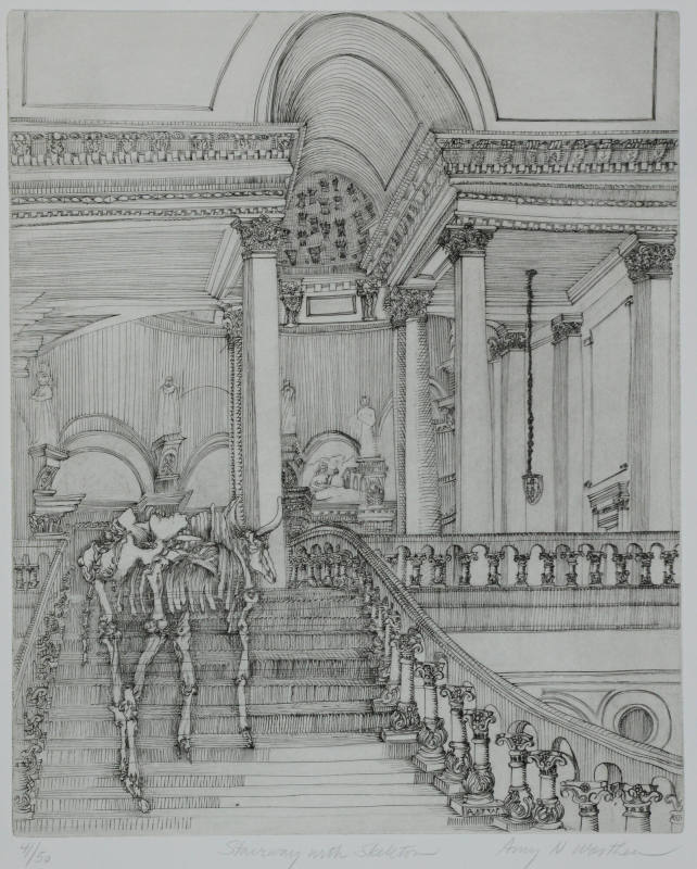 Stairway with Skeleton