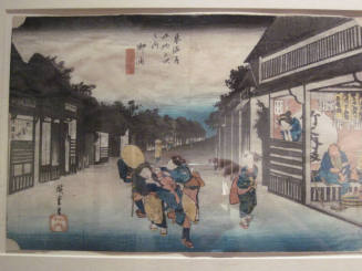 Goyu: Number 36 from the first Tokaido Road series (1832-34)