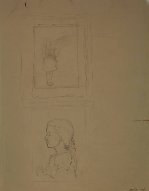 Two Sketches of a Mary Petersen