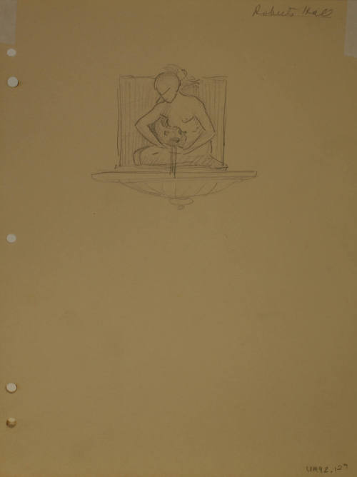 Study for Melke and Chese and Buttere: Figure study