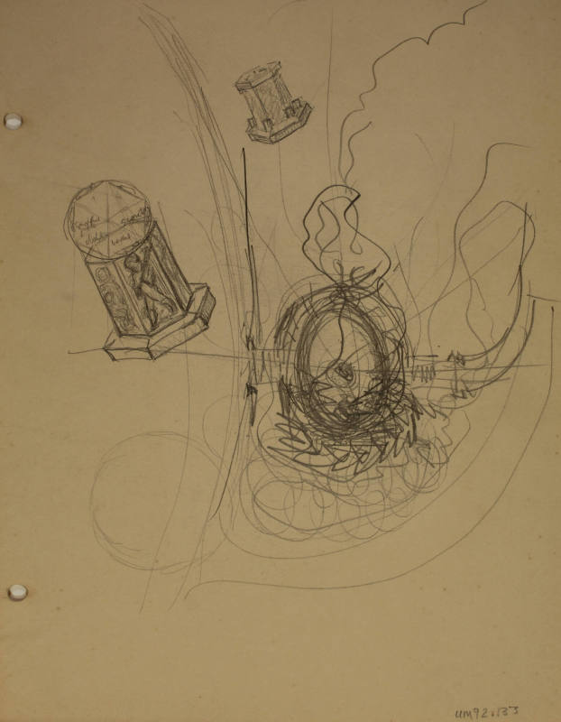 Study for Brookside Park Fountain: Concept for Boy Scout fountain