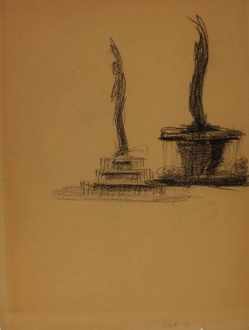 Concept study for Rising Christ