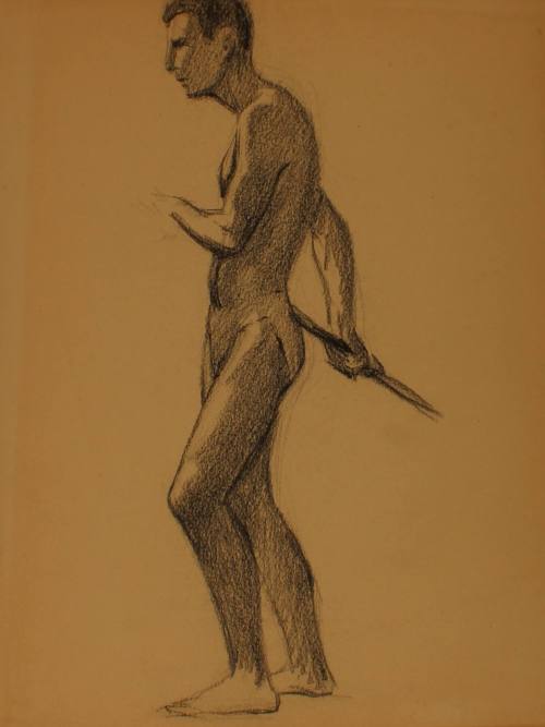 Study for Three Athletes: Pole vaulter