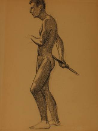 Study for Three Athletes: Pole vaulter