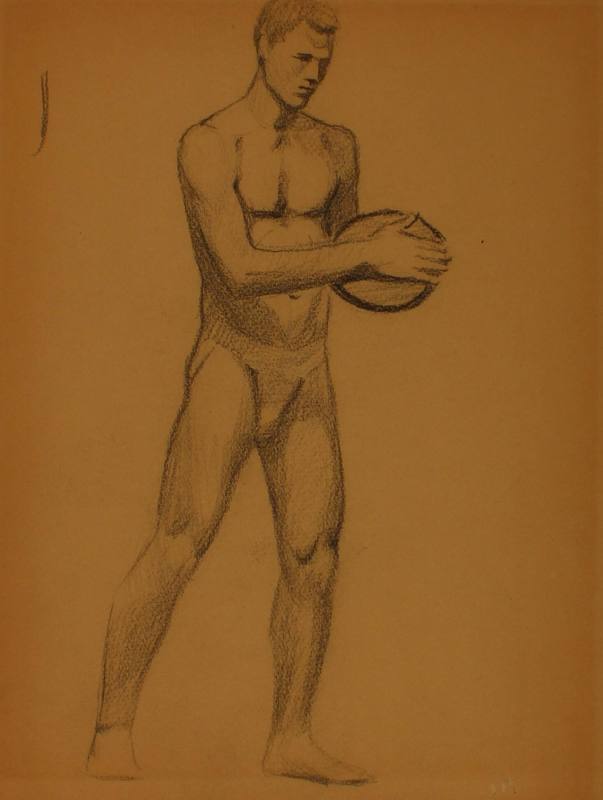Study for Three Athletes: Discus thrower