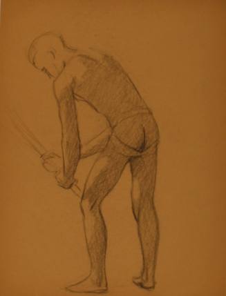 Study for Three Athletes: Pole vaulter