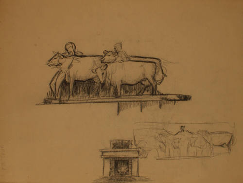 Study for Dairy Industry: Fireplace mantle