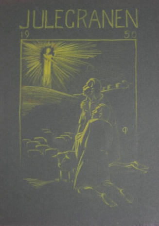 Julegranen: Sketch of two shepherds