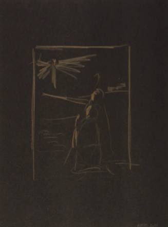 Julegranen: Sketch of two shepherds