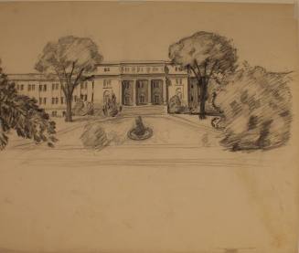 Study for Marriage Ring: Study of MacKay Hall site