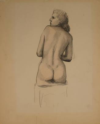Study for War (After the Blitz War): Nude woman
