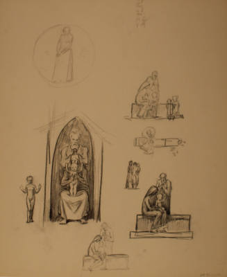 Study for Madonna of the Schools: Concept studies