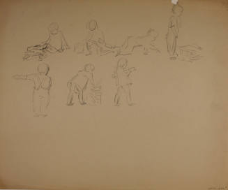 Study for Marriage Ring: Figure studies