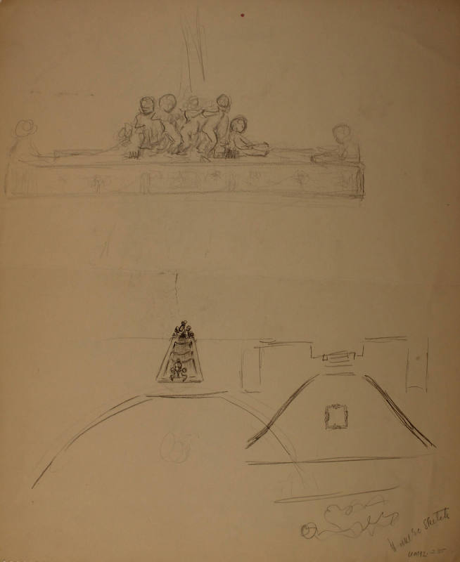 Study for Dairy Industry: Study of History of Dairying and fireplace mantle