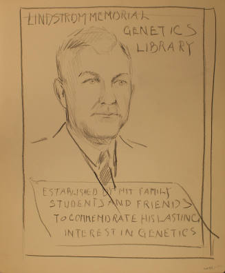 Study for Ernest N. Lindstrom Memorial Plaque