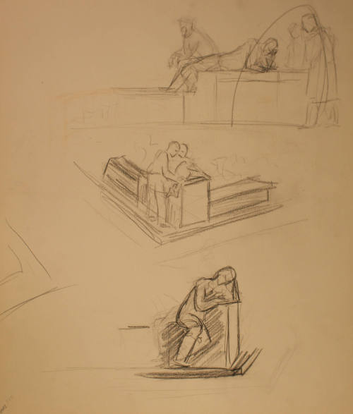 Study for Conversations: Preliminary studies