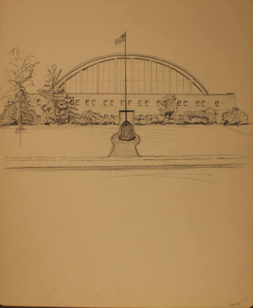 Studies for War Memorial: Armory