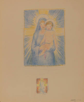 Julegranen: Virgin Mary and Jesus